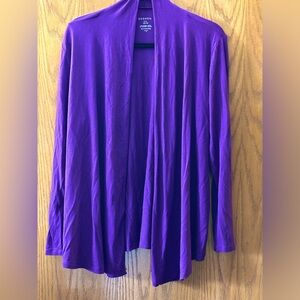George Purple Cardigan, Large 14-16